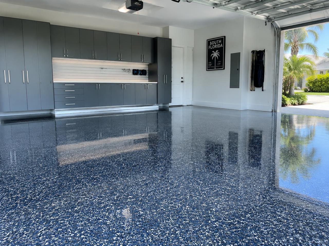 Decorative Flake epoxy floor